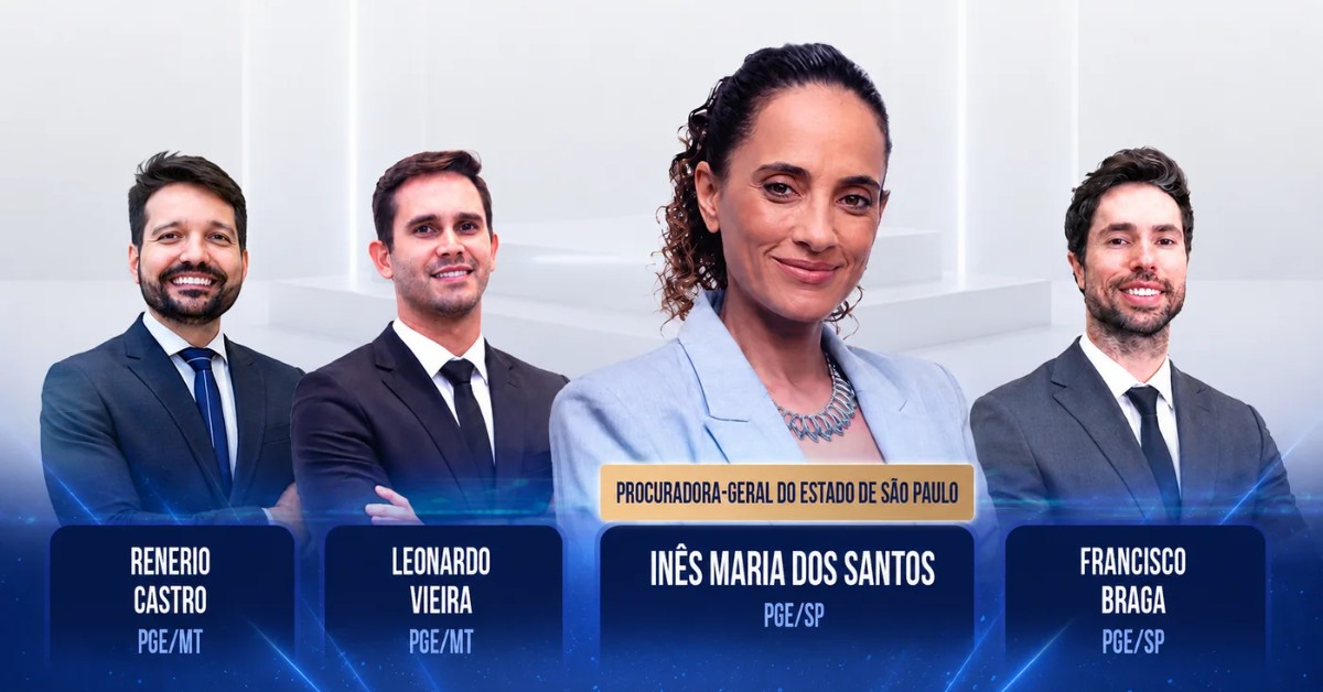 Procuradora-geral de São Paulo e três procuradores do Estado explicam a carreira e o caminho até a PGE em aula gratuita