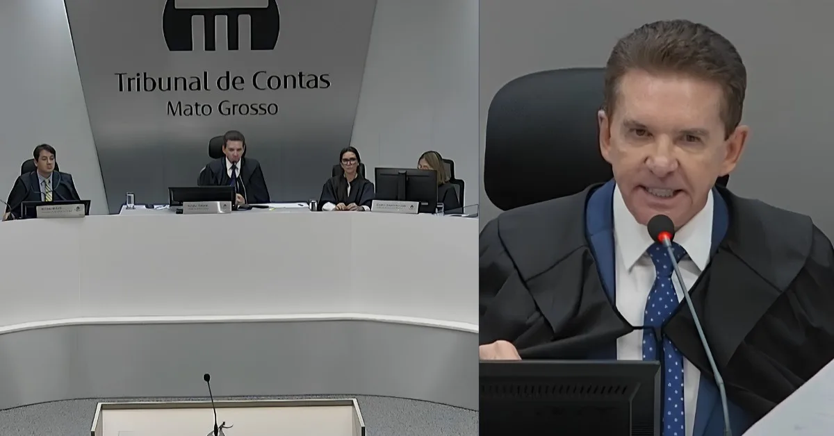 Presidente do TCE-MT critica colegas e encerra “sessão que não existiu”