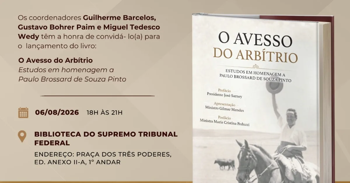 Imagem de divulgação com a capa do livro e principais informações