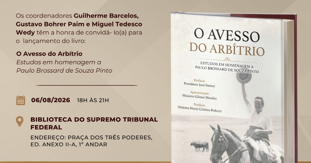 Biblioteca do STF recebe lançamento de livro em homenagem ao ministro Paulo Brossard
