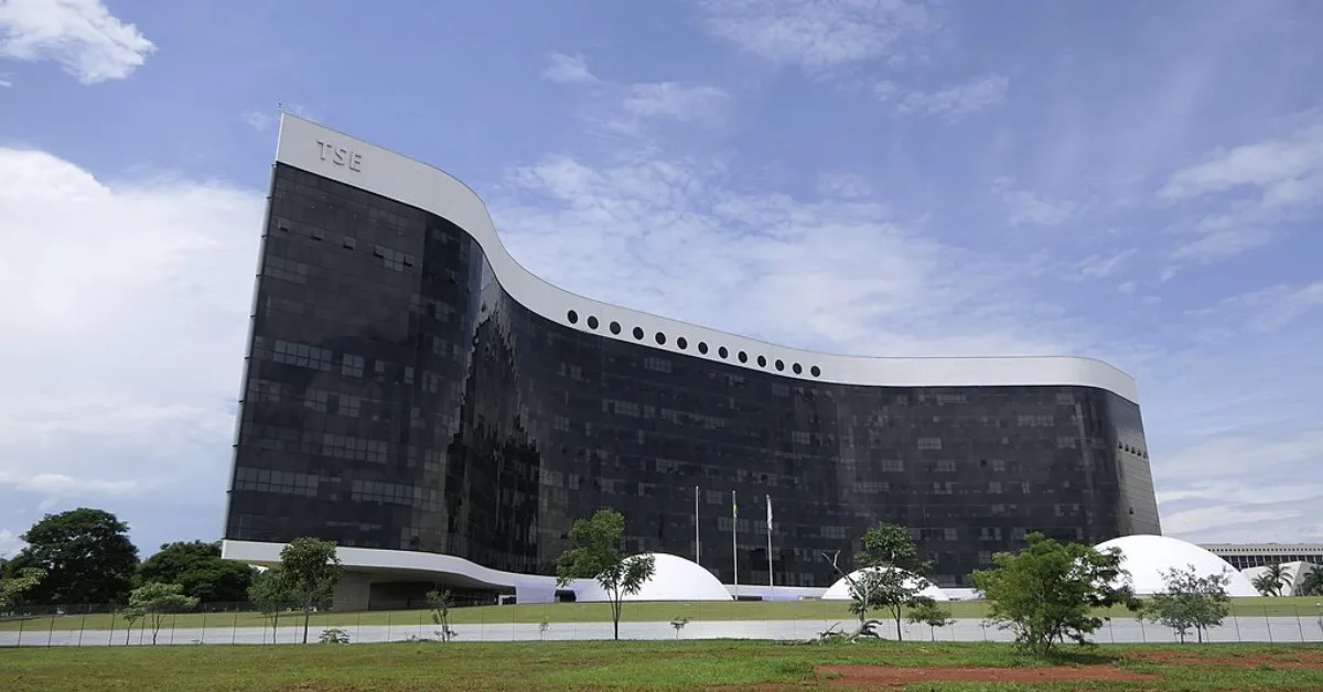 Fachada do prédio do Tribunal Superior Eleitoral (TSE).