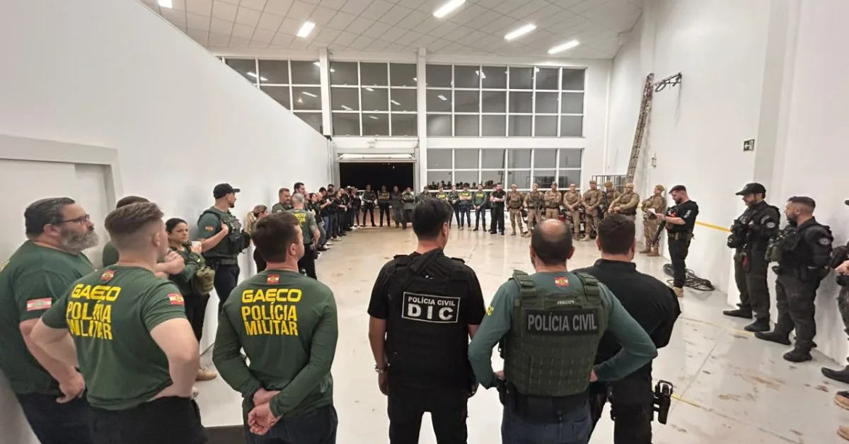 Operação Istós desarticula facção criminosa em Santa Catarina