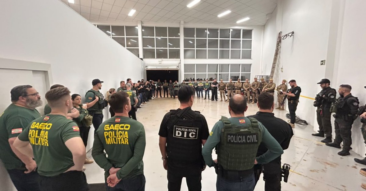 Operação Istós desarticula facção criminosa em Santa Catarina