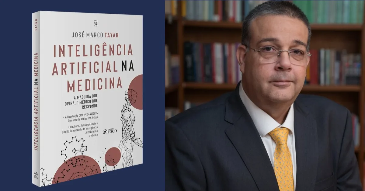 Editora Foco lança livro sobre responsabilidade jurídica no uso de IA na medicina