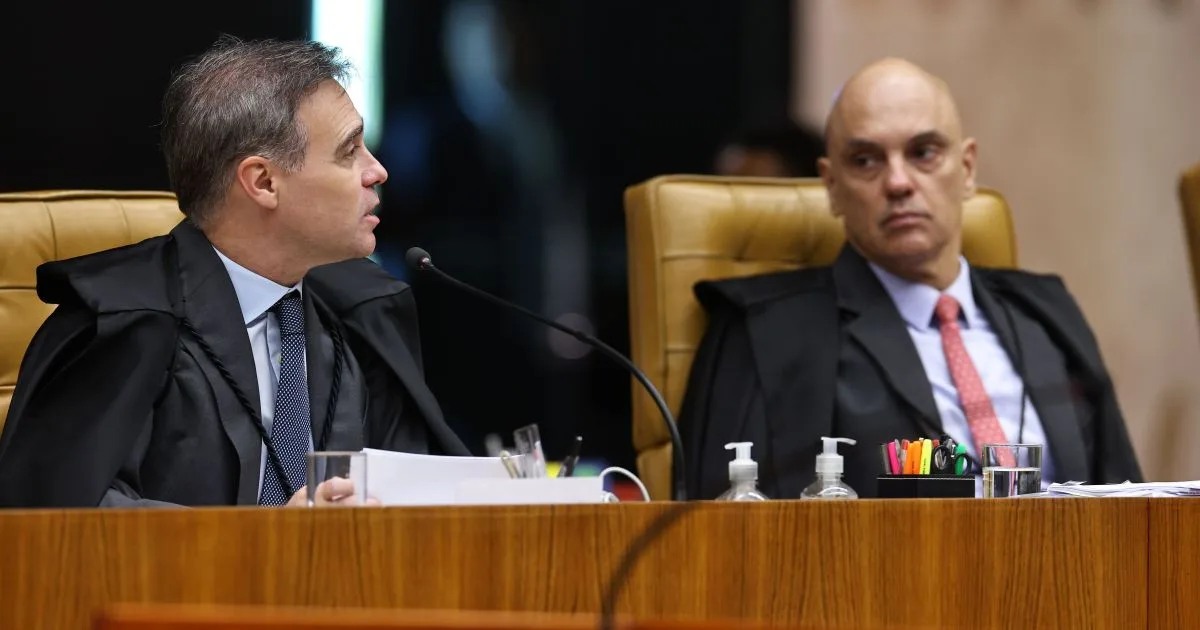 Edifício-sede do STF durante o dia.