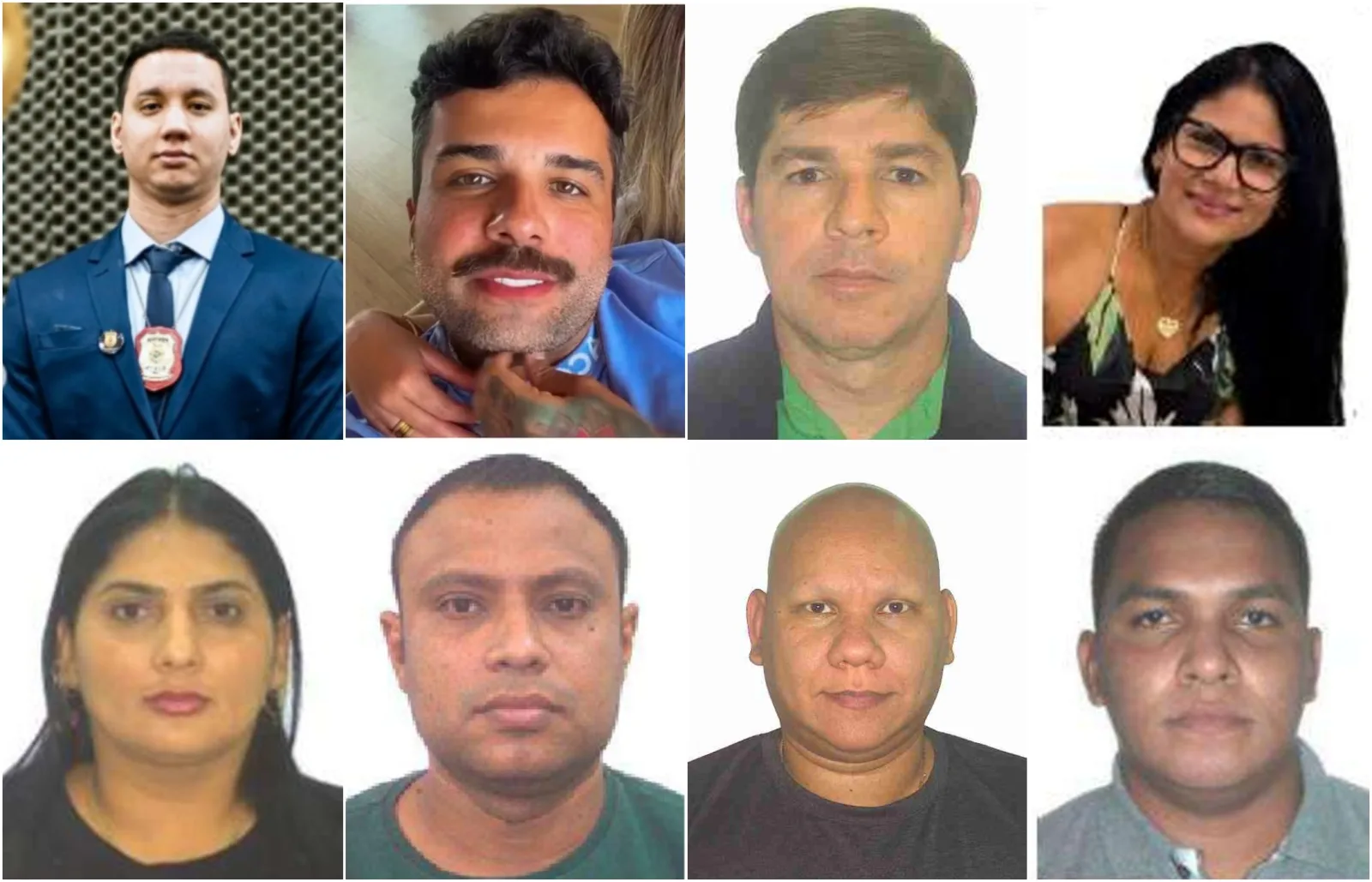 Viaturas e policiais envolvidos em investigação de roubo em Roraima.