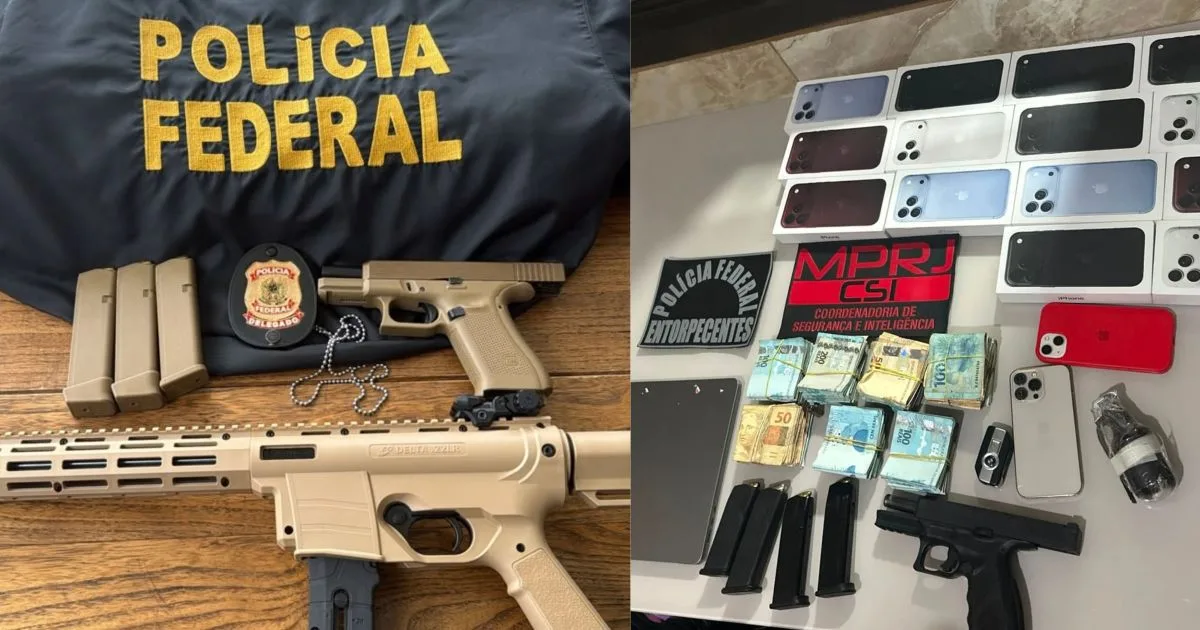 Polícia Federal e MPRJ deflagram operação contra organização criminosa que vendia armas ao TCP