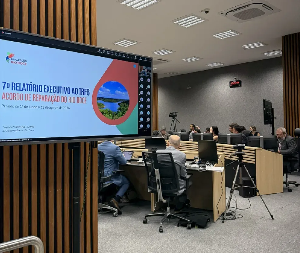 Governo de Minas apresenta avanços do Acordo de Reparação do Rio Doce ao TRF-6