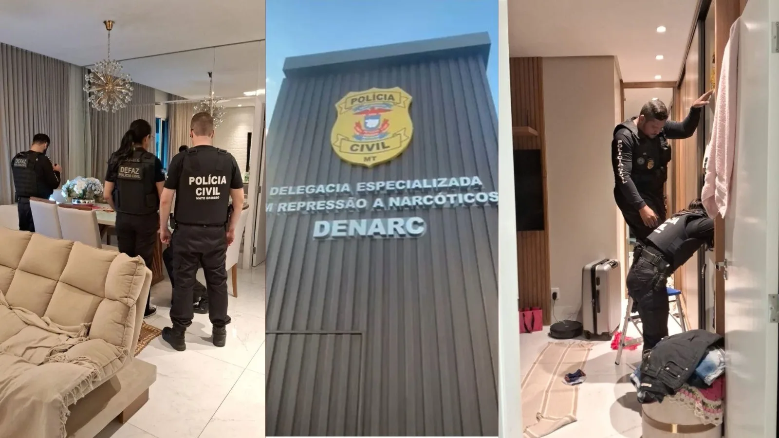 Operação Fio cumpre mandados de prisão e bloqueia bens de suspeitos de tráfico em MT e SP