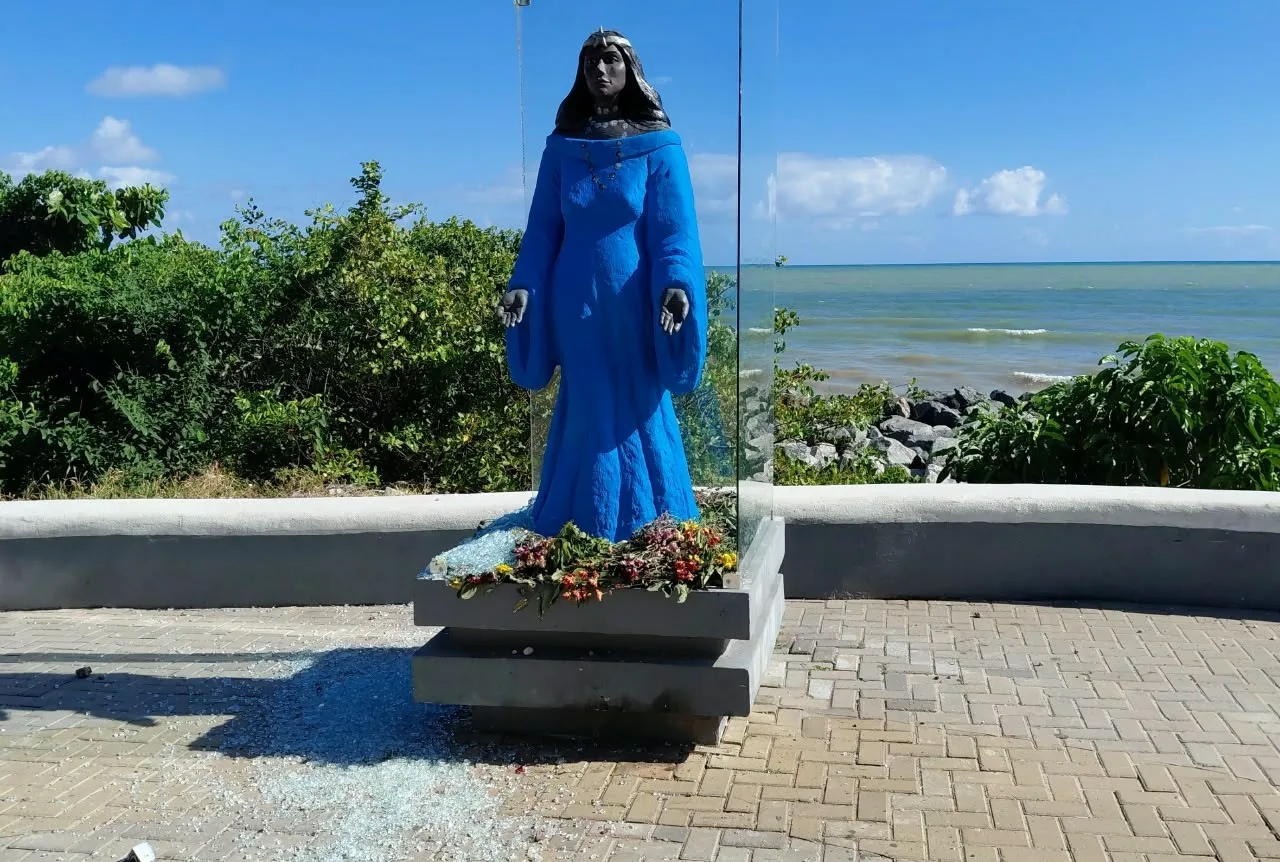 Ministério Público da Paraíba apura dano à estátua de Iemanjá em João Pessoa